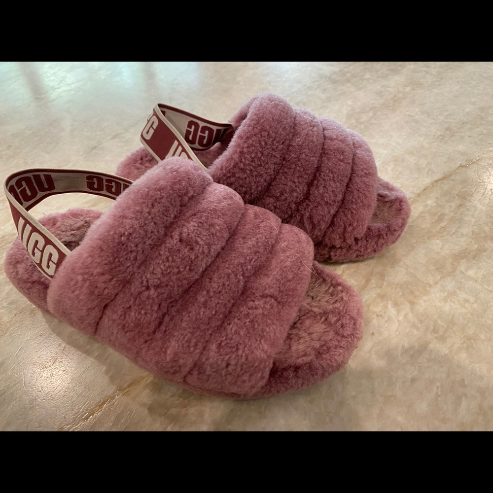 Ladies UGGS Fur Sandal